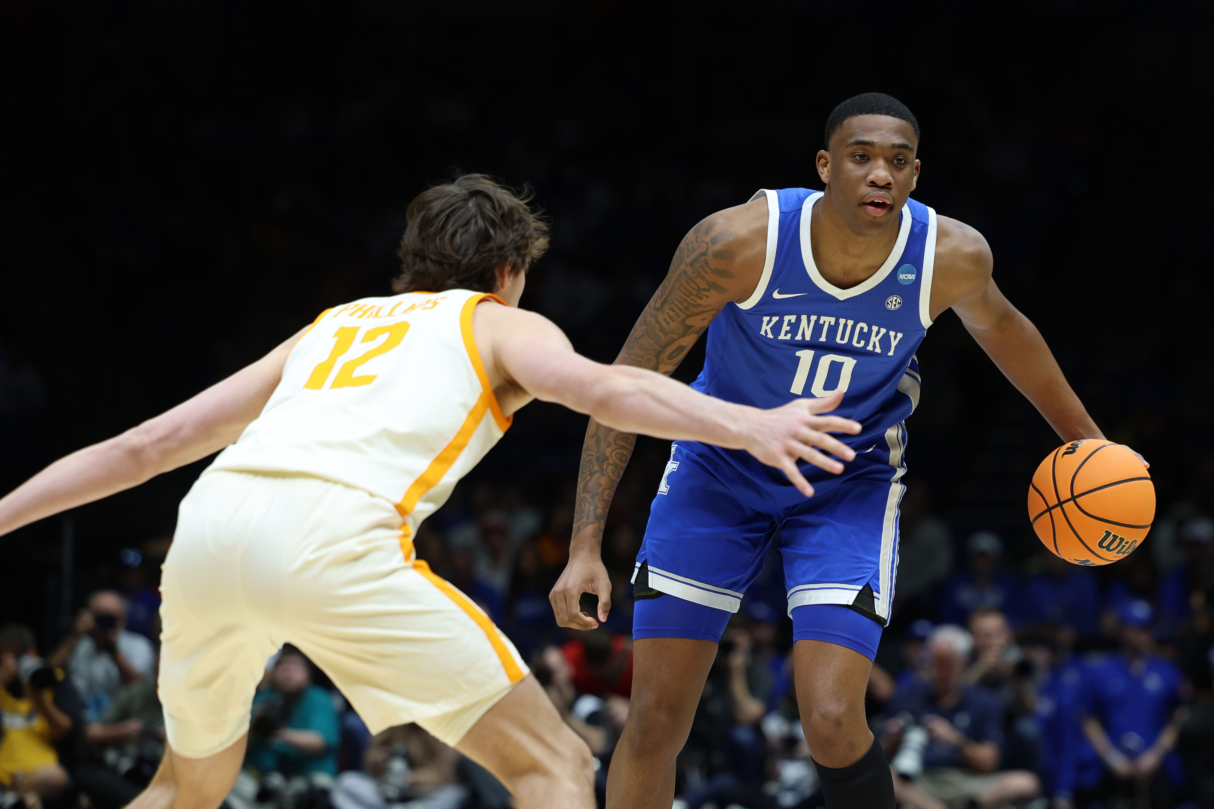 The return of big man Brandon Garrison was a big deal for a Kentucky program that has had almost no player retention in prior offseasons. (Photo Credit: IMAGN)